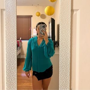 Teal Blouse